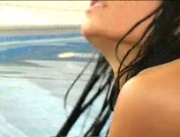 Black haired girl in pool pt2,mrD